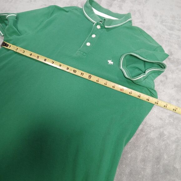 Lot (2) Polo Shirts Mens Large Abercrombie Fitch Ralph Lauren Classic Preppy Y2k - Picture 11 of 13